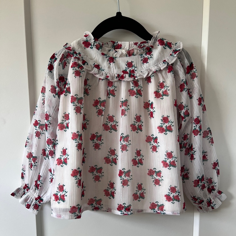 Janie and Jack Toddler Girls long sleeved top in 2T, new with tags
